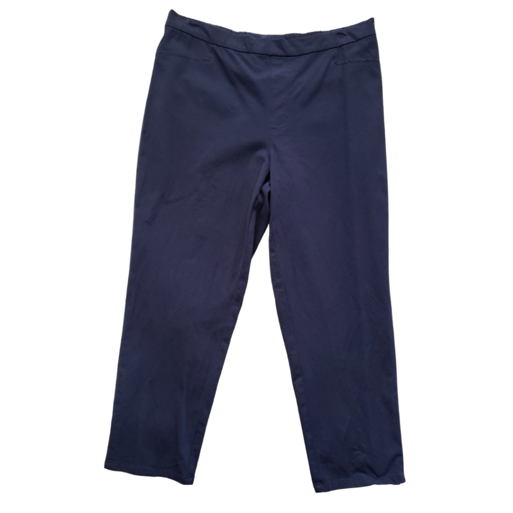 Isaac Mizrahi Petite Stretch Ankle Pants